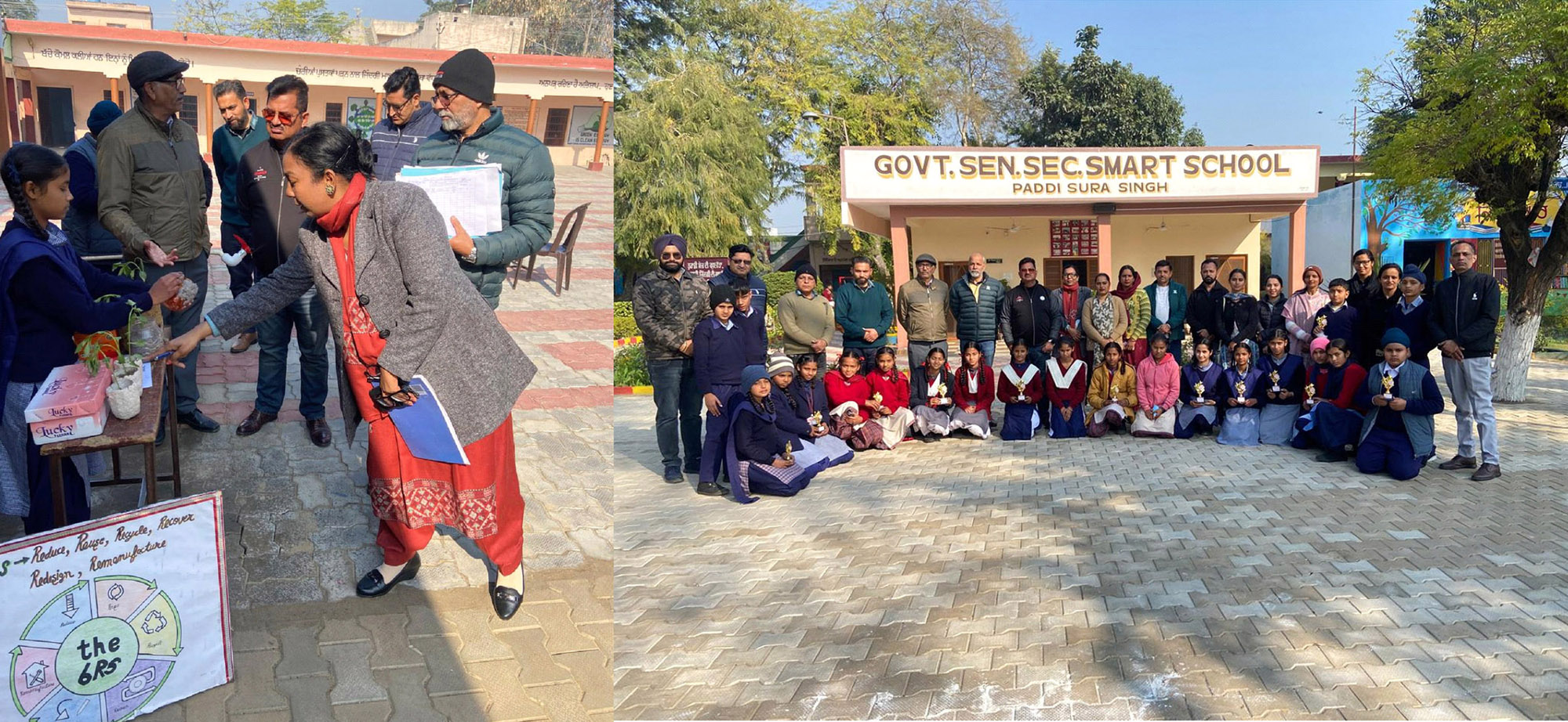 Block level science exhibition organized under RAW at Government Senior Secondary School Paddi Sura Singh